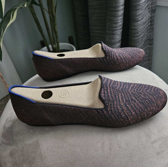 Rothy's Metallic Brown and Black Loafer - Picture 4 of 10